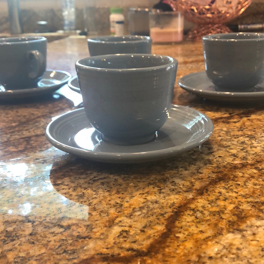 Fiesta Retired Periwinkle Cup and Saucer